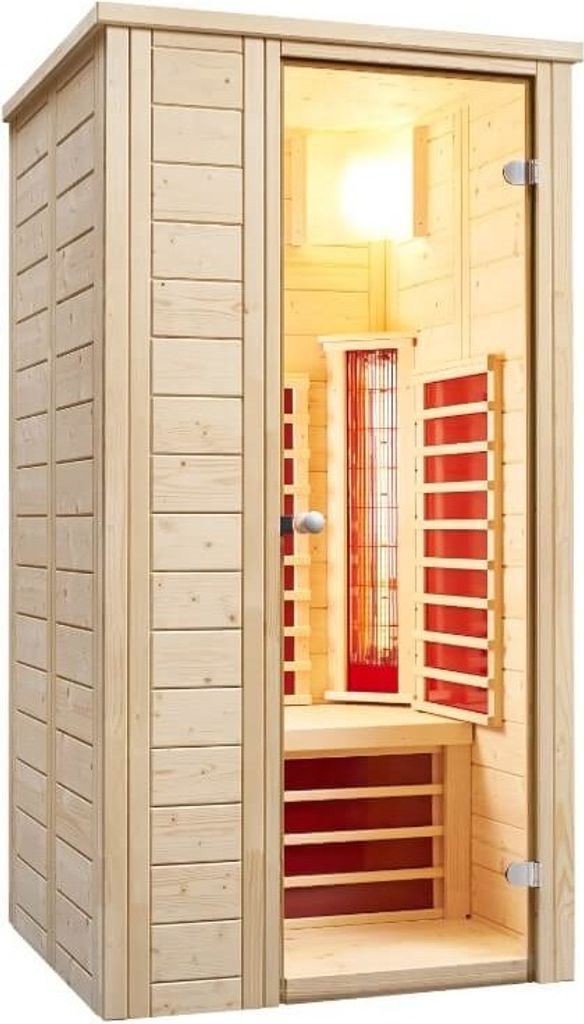 Infraworld Vario Natura 120 Infrarotkabine Infrarotstrahler Flächenheizung 120x100x195 cm