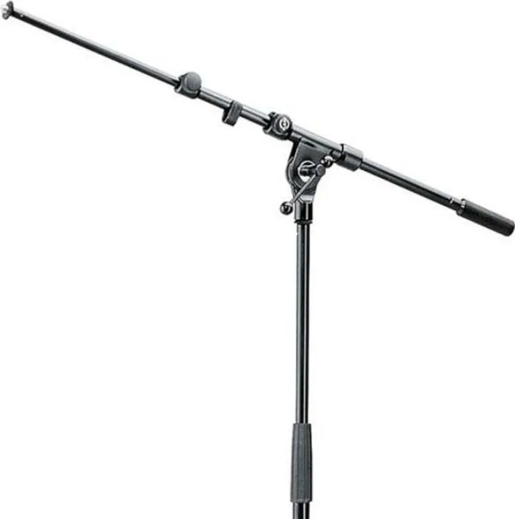 Pied de micro stable K&M 210-9 anti-glissement avec housse incluse - 3