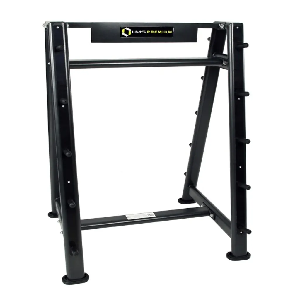 Rack Haltères Str05 HMS Premium Noir à 2 Niveaux Haute Résistance 200kg