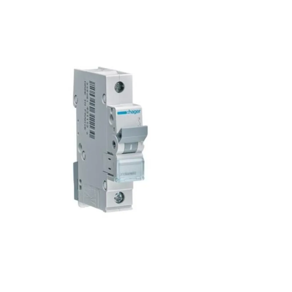 Hager MCN140 Disjoncteur Phase Neutre 1P C-40A 6kA pour Tableau Electrique