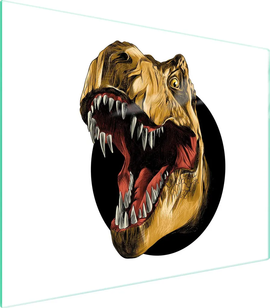 Tagliere 52x40 Vetro Dinosauro - Il Top per la Tua Cucina