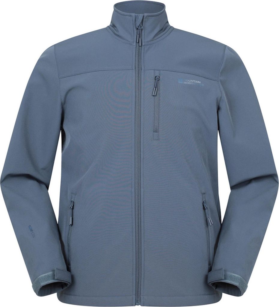 Mountain Warehouse - "Grasmere" Softshelljacke für Herren, Wasserbeständig MW4959 (3XL) (Blau)