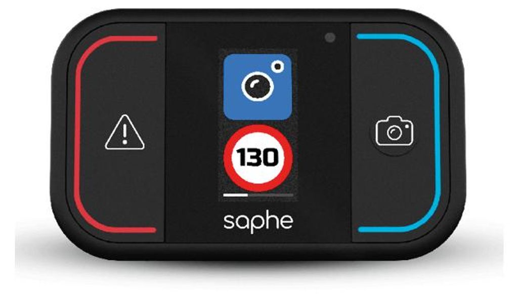 Saphe Drive Mini Verkehrsalarm mit Farbdisplay & Bluetooth Produktbild 
