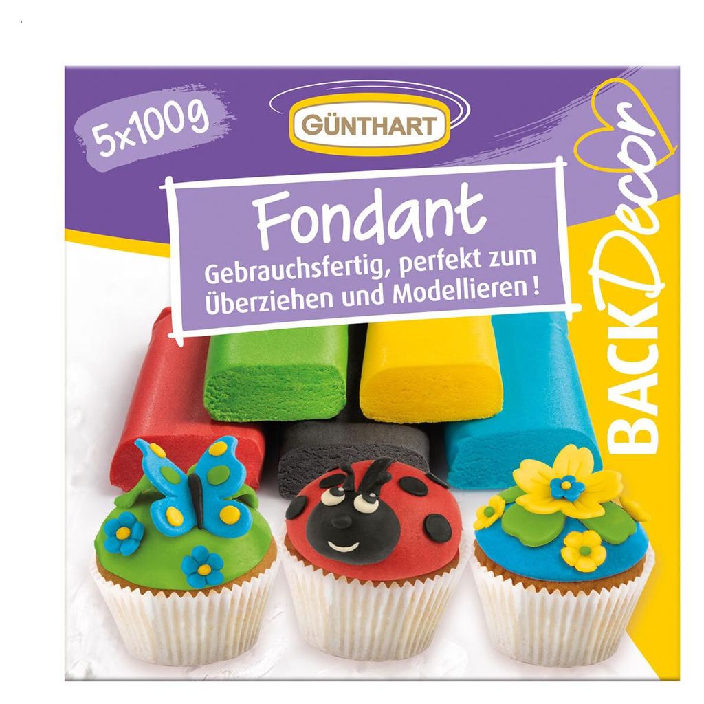 Günthert Fondant Bunt 500 g Obrázok produktu 