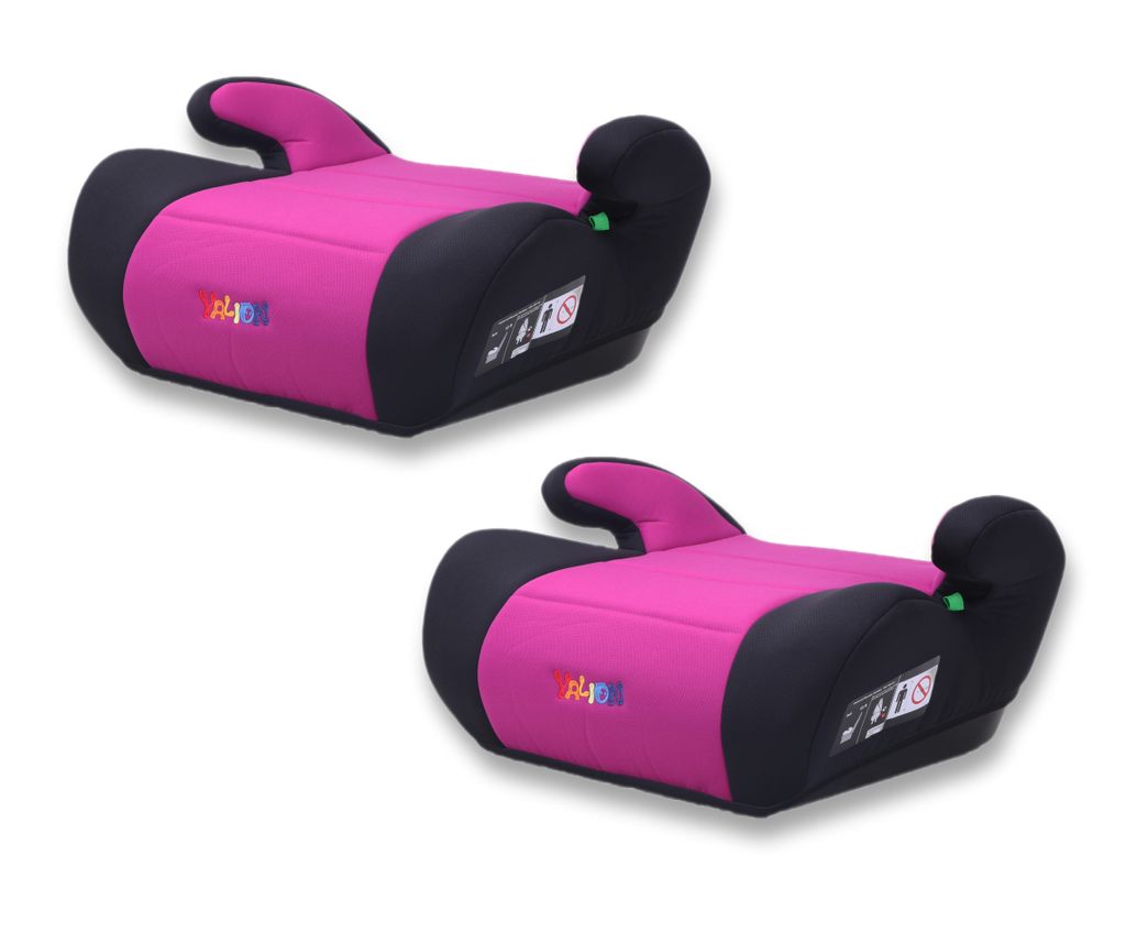 2x YALION Kindersitzerhöhung Sitzerhöhung Auto Kinder Kinderautositze- Kindersitz Gruppe für Kinder von 125-150CM(ca.6-10Jahren),3-Punkt-Gurt,EC...