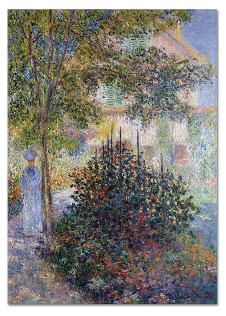 Giallobus - Camille Monet im Garten von Argenteuil - Claude Monet - 100L x 140B cm - Bild - Acrylglas