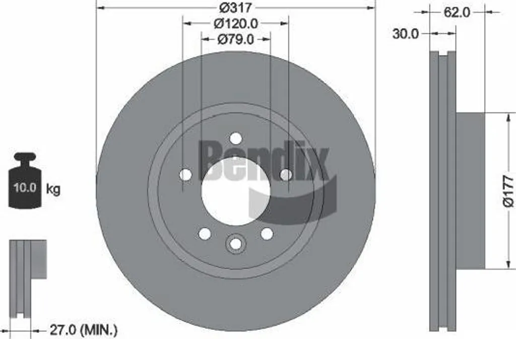 Stop vibrations freinage Discovery avec le disque BDS1675HC OE SDB000602