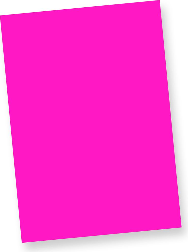 Neonpapier NEON PINK (100 Blatt) DIN A4, 80 g/qm farbiges Briefpapier, Leuchtpapier Party Deko