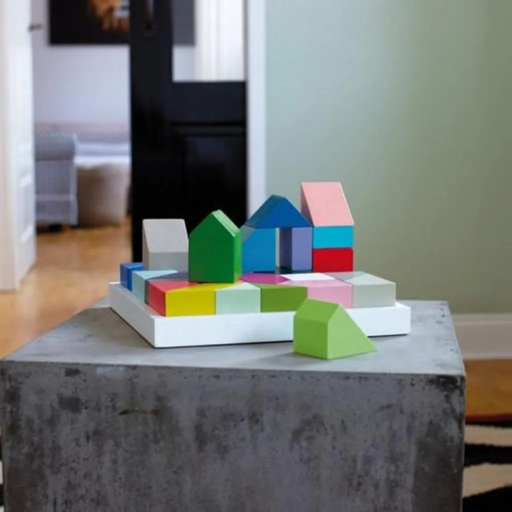 Puzzle en bois 3D et jeu d'assemblage THIRTY REMEMBER multicolore