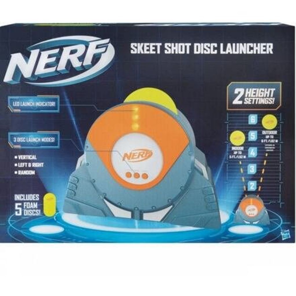 Jazwares NER0289 - Nerf - Wyrzutnia dysków Skeet Zdjęcie produktu 