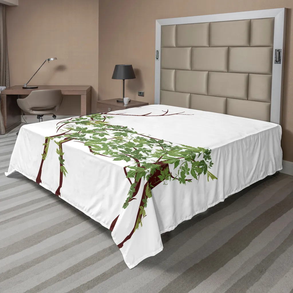 Drap de lit doux et confortable en tissu respirant 260x228 cm motif élan