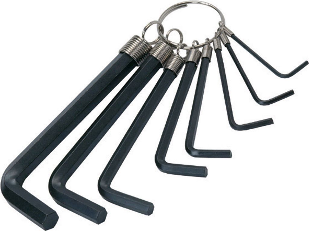 Innensechskantschüssel Satz 8-tlg 2-10 mm schwarz Metall