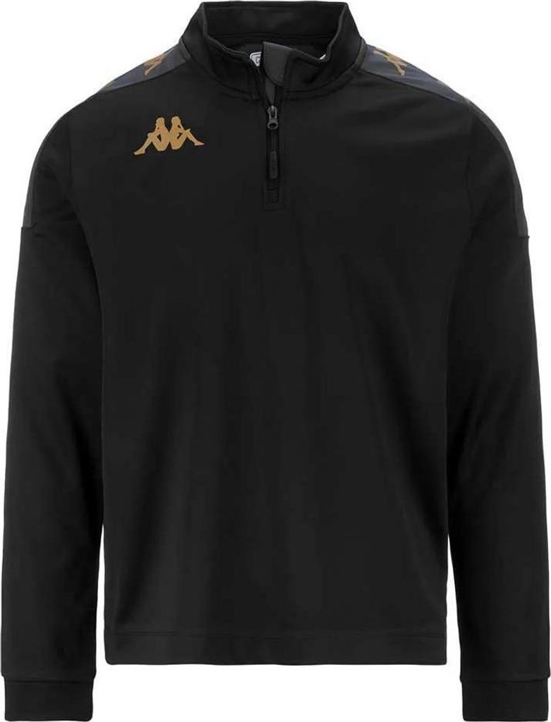 Kappa Gassolo Halbreißverschluss-sweatshirt Schwarz XL Herren Schwarz XL
