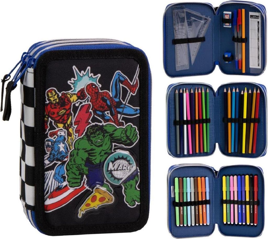 Marvel Avengers Dreifach-Federtasche Produktbild 