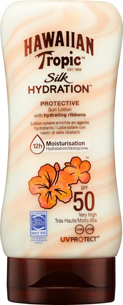 Hawaiian Tropic Silk Hydration Lotions SPF50 180ml Zdjęcie produktu 