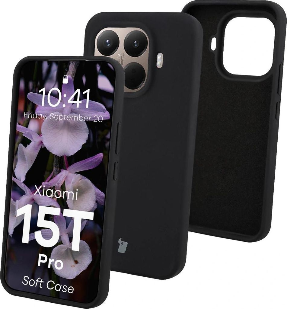 Silikon Handyhülle für Xiaomi 15T Pro, Bizon Soft Case, Produktbild 