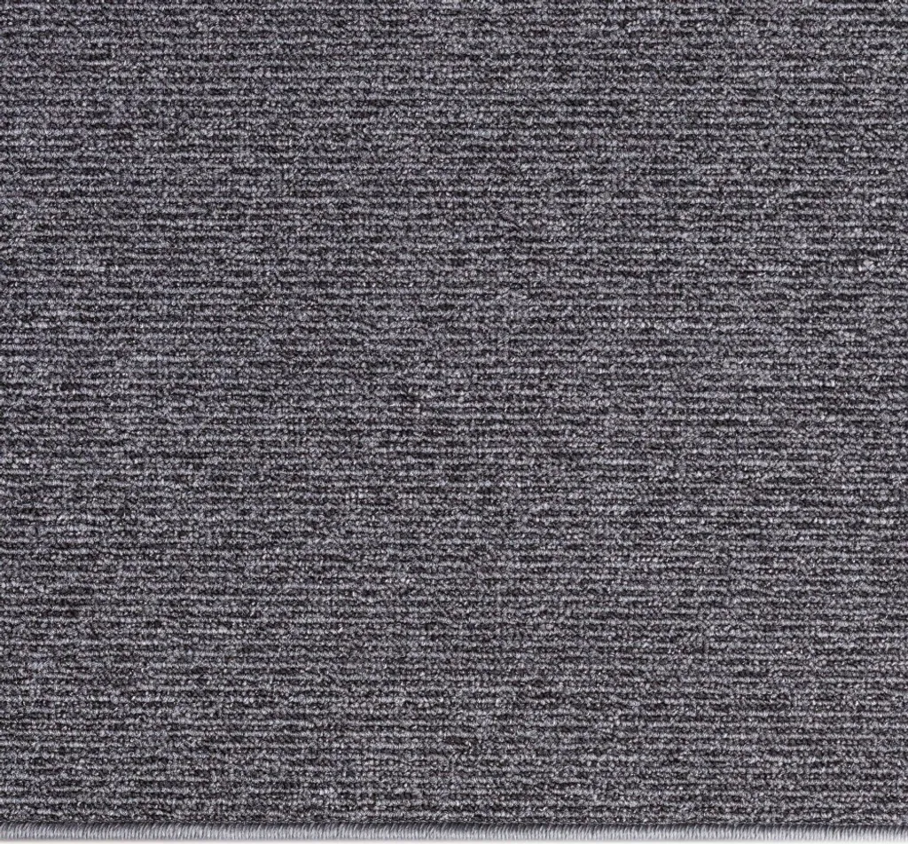 Grand tapis de salon anthracite tissage plat 240x340 cm style épuré