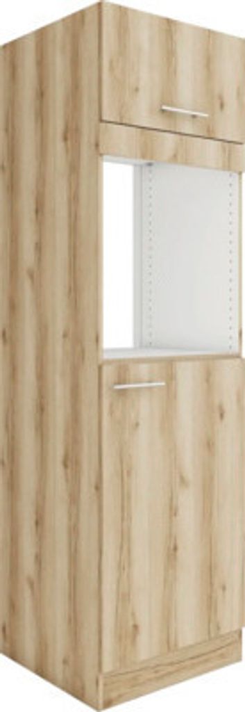 Optifit Backofenhochschrank mit Tür Kühlumbauschrank für 158er Einbaukühlschrank Livorno290 BxTxH 60 x 57,1 x 206,8 cm w