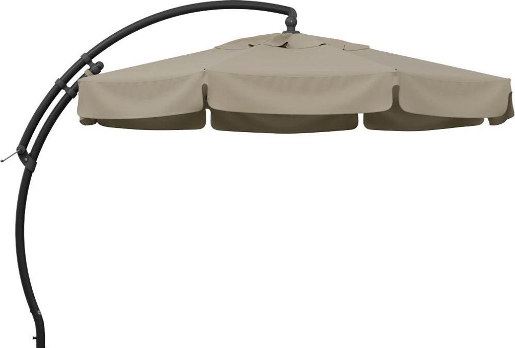 Sun Garden Easy-Sun 3,5m anthrazit/beige Ampelschirm
