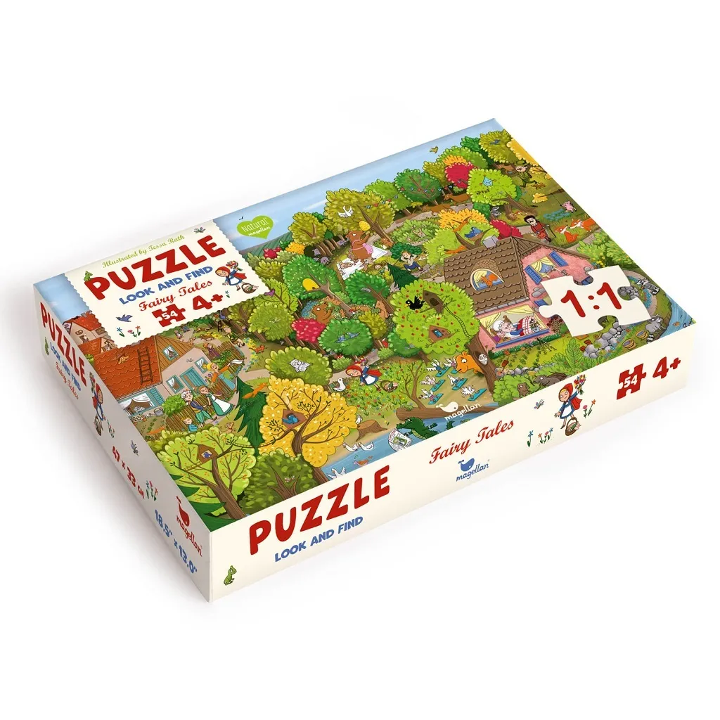 Jeu calme enfant Casse-tête Petit Chaperon Rouge pour la concentration