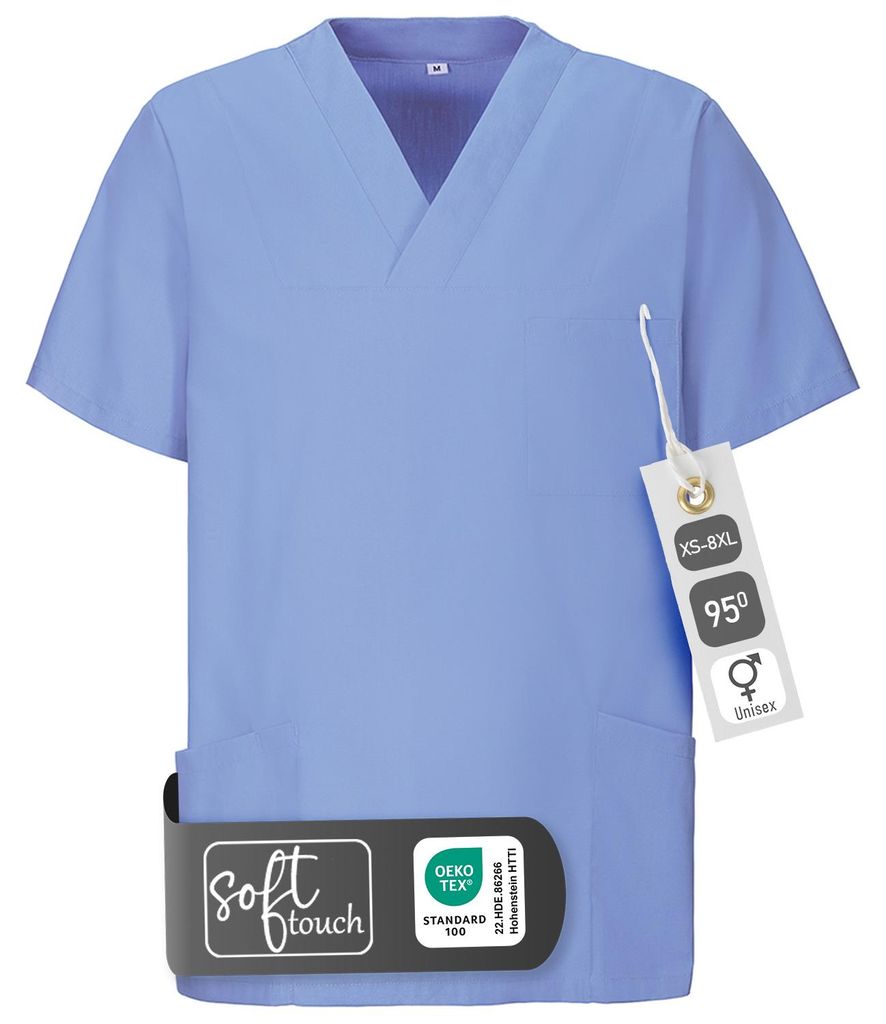 Schlupfkasack, uni, light blue, 7XL : 7XL : light blue : Produktbild 