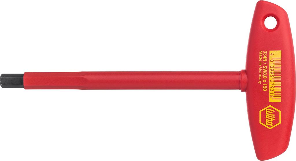 T-Griff-Schraubendreher 8x150mm VDE Wiha | 4010995279318