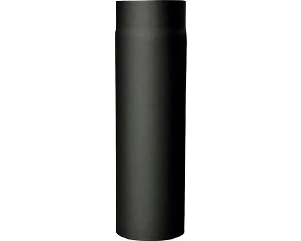Tuyau de fumée 125/0,5 m 1,5 mm noir Image du produit 