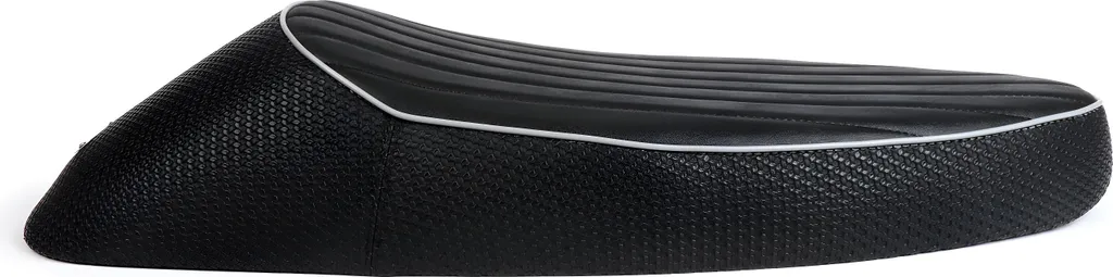 Banquette Vespa BGM passepoil gris pour réservoir plat Rally et SS180