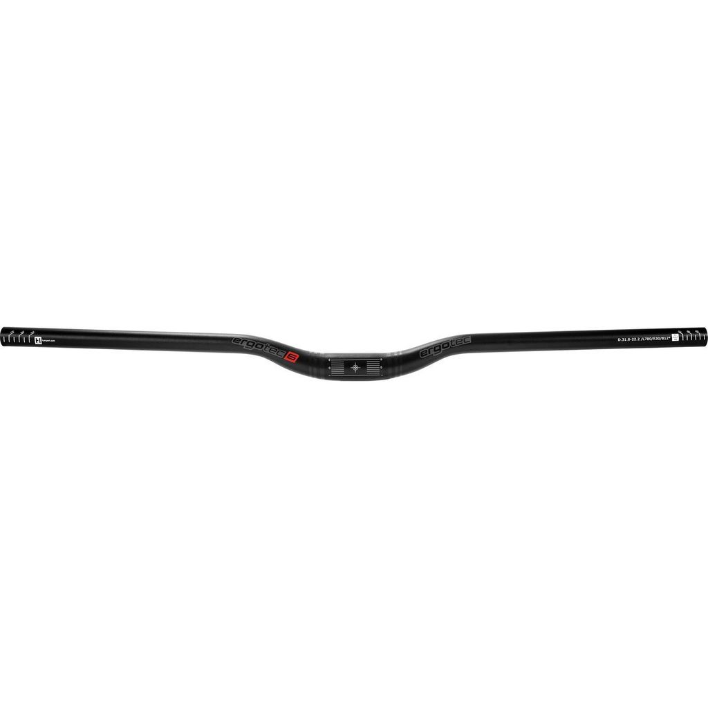 Ergotec Bügel RISER BAR 30/ 31,8, 12°, Ø = 31,8mm, Aluminium, schwarz, SL 6