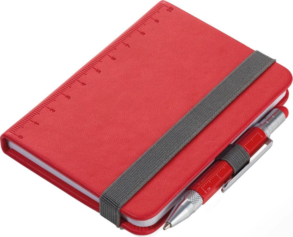 TROIKA Notizblock LILIPAD+LILIPUT TOOL PEN rot