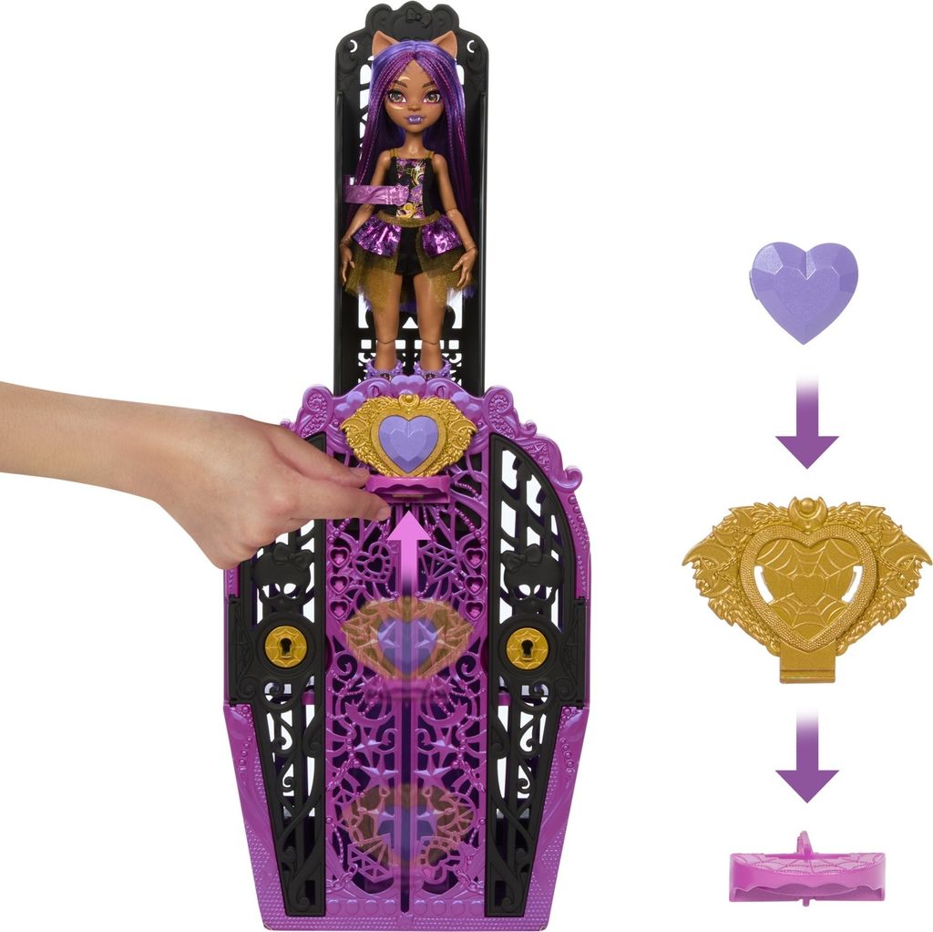 Mattel Monster High Skulltimate Secrets Serie 4 CLAWDEEN Produktbild 5