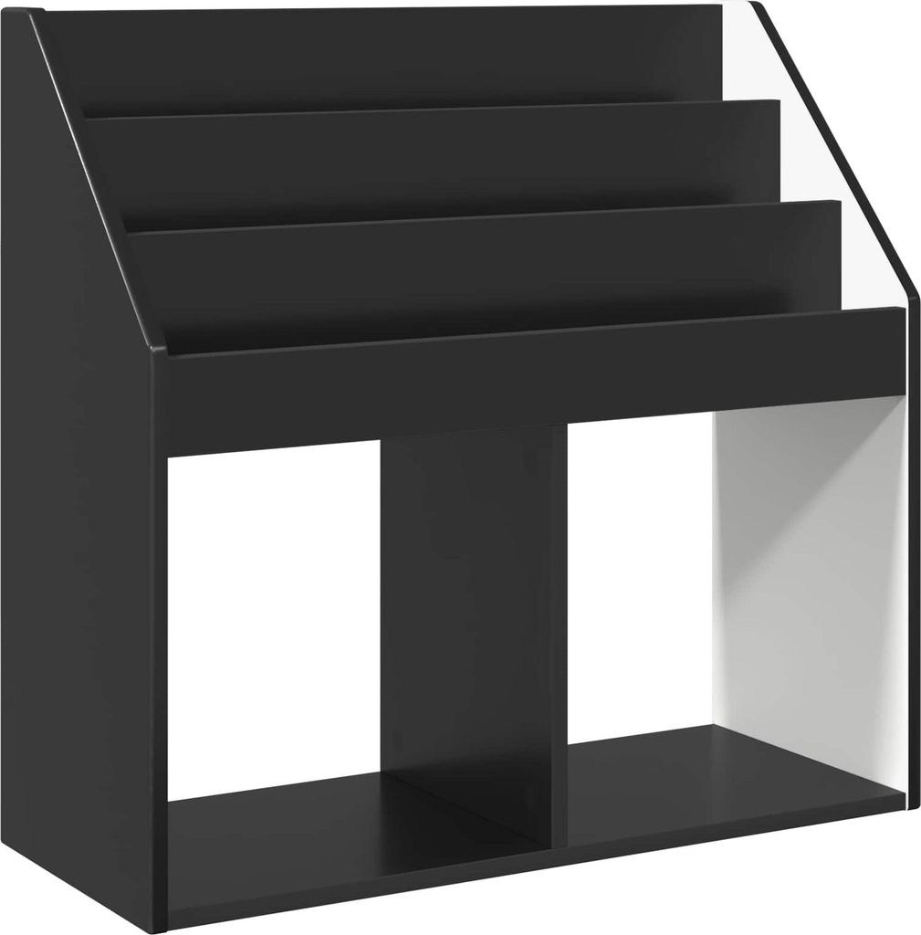 Kinderregal Schwarz 72,5 x 29,5 x 69 cm Holzwerkstoff