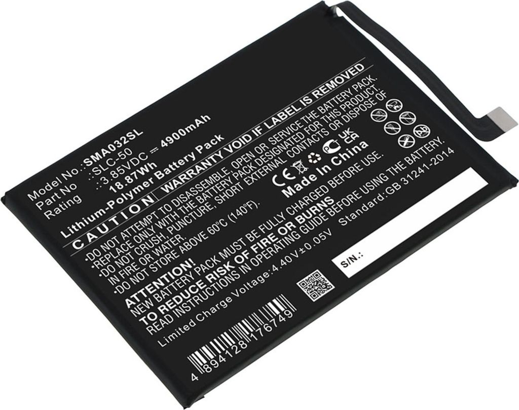 CELLONIC 1x Akku für Mobilfunk Kompatibel mit Samsung Galaxy A03 Core, SLC-50 - (4900mAh, 3.85V)