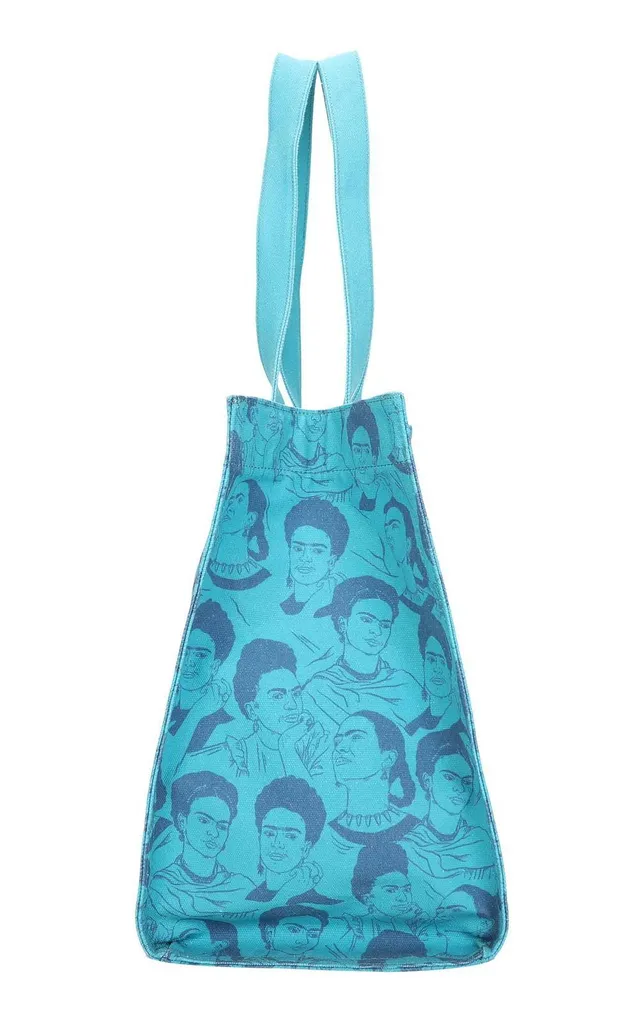 Fritzi aus Preußen borsa shopper borsa a tracolla Easy 01 Canvas Shopper Frida Heads petrolio - 3
