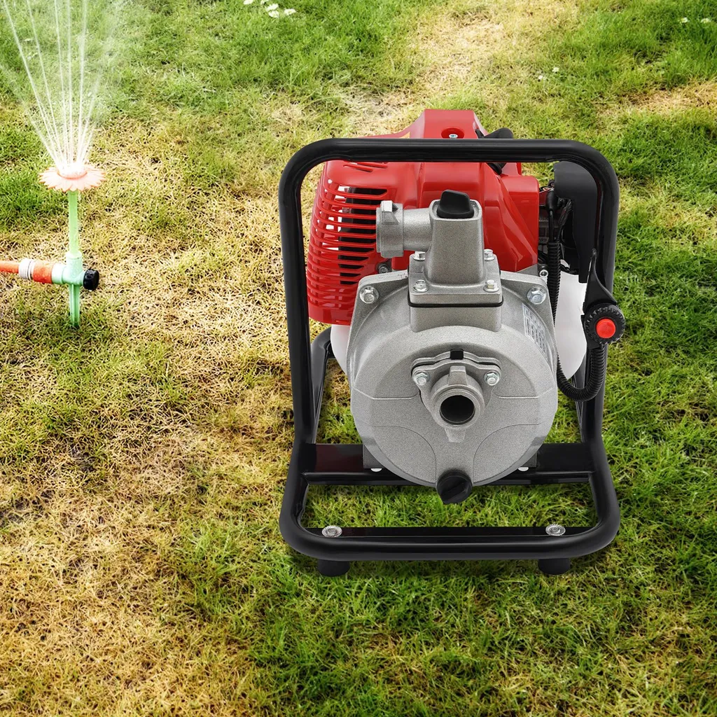 Pompe à eau haute performance rouge avec prise UE débit efficace