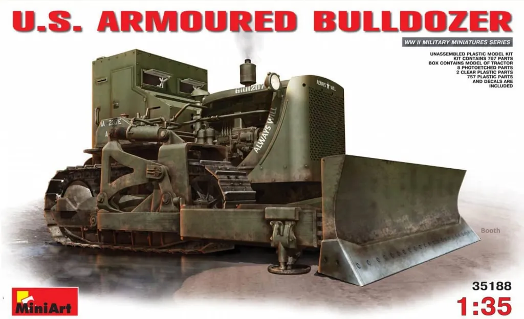 Maquette de Bulldozer Blindé US Army 1/35 - Kit de Construction MiniArt