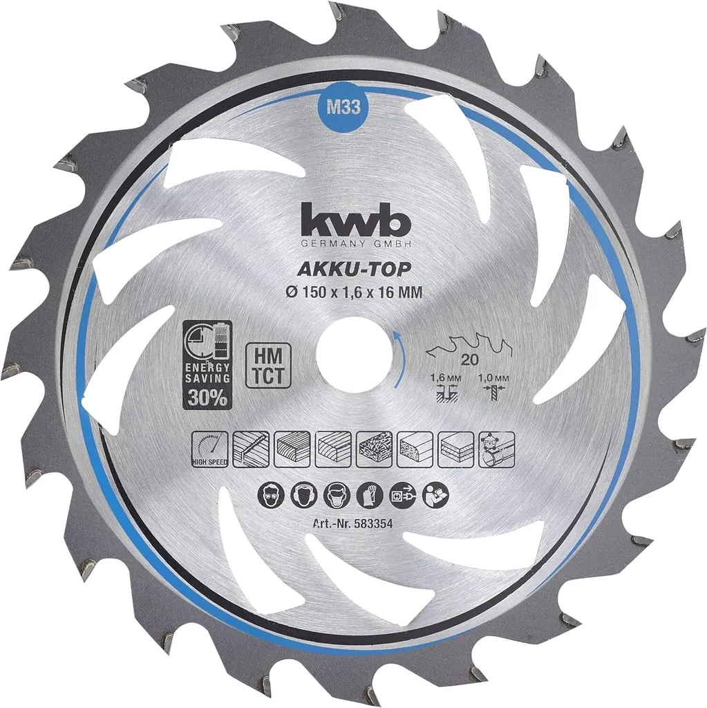 Lama kwb 150 x 16 mm: L'Anima della Tua Sega Circolare | Scopri di più