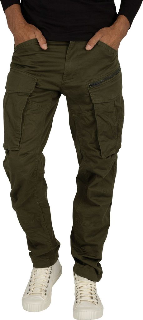 G-Star Herren Konische Rovic 3D-Ladungen, Grün 35W x 38L