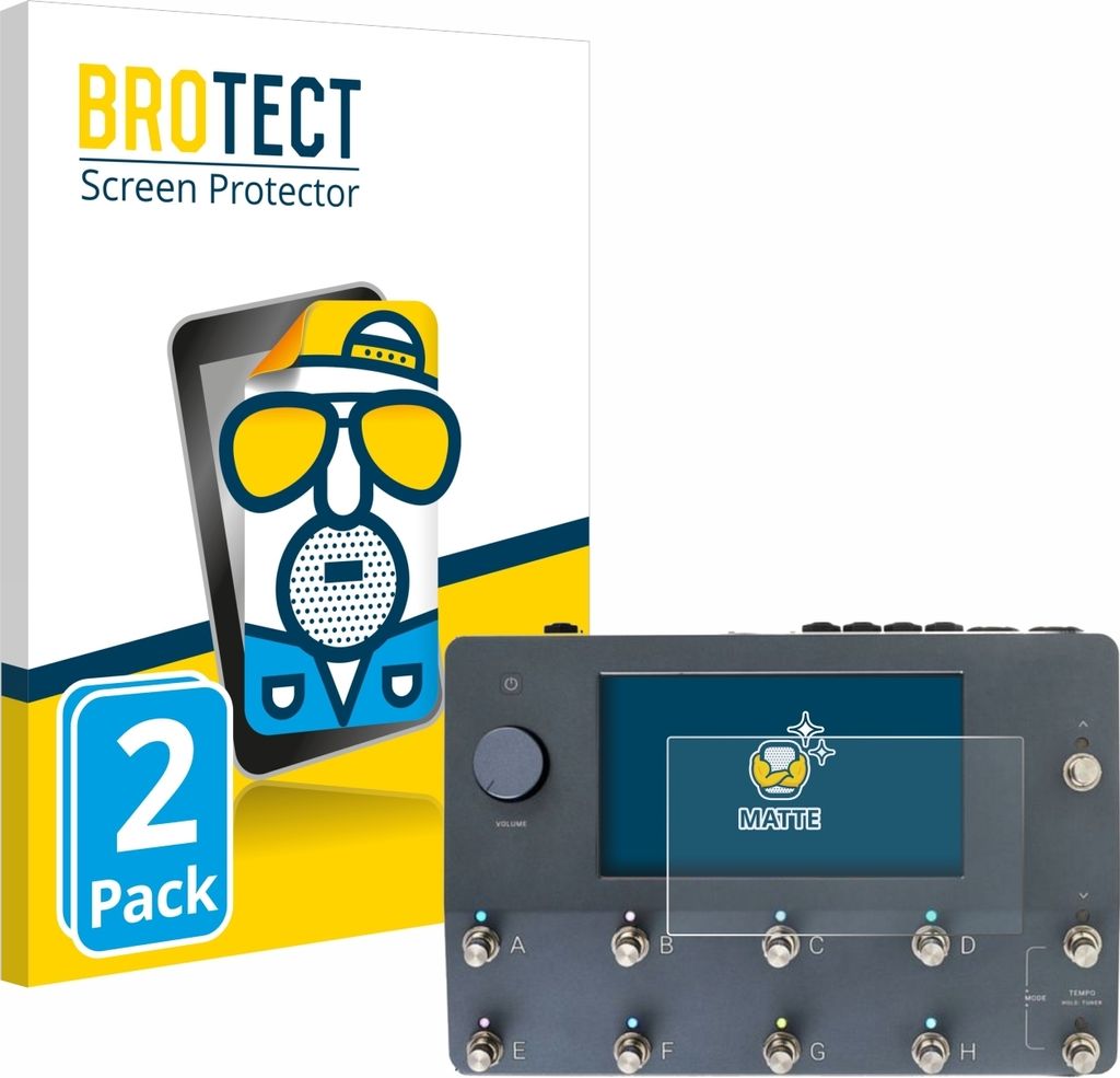 2x BROTECT Schutzfolie für Neural DSP Quad Cortex Displayschutz Displayschutzfolie Folie Matt Entspiegelungsfolie
