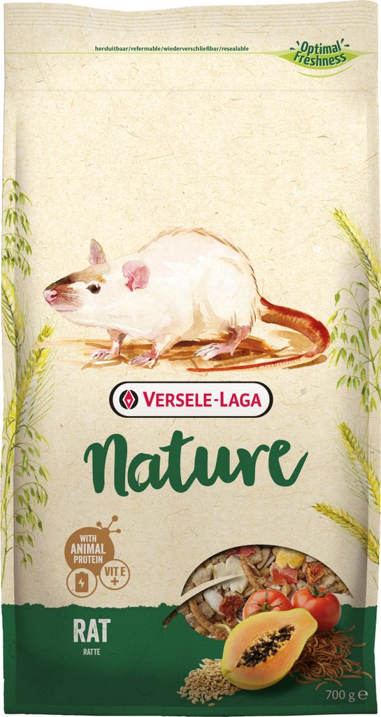 5 x Versele Rat Nature 700 gr.