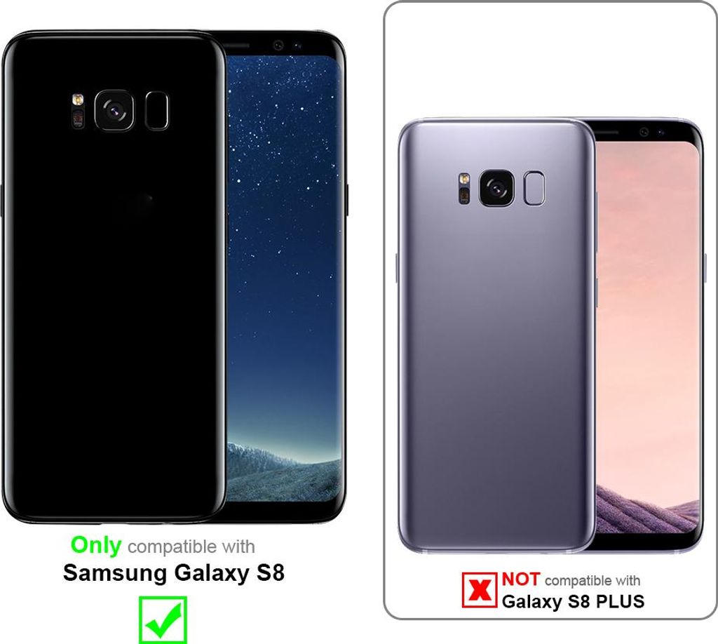 Cadorabo Handykette für Samsung Galaxy S8 in PINK - Handy Hülle mit Verstellbaren Band Kordel zum Umhängen