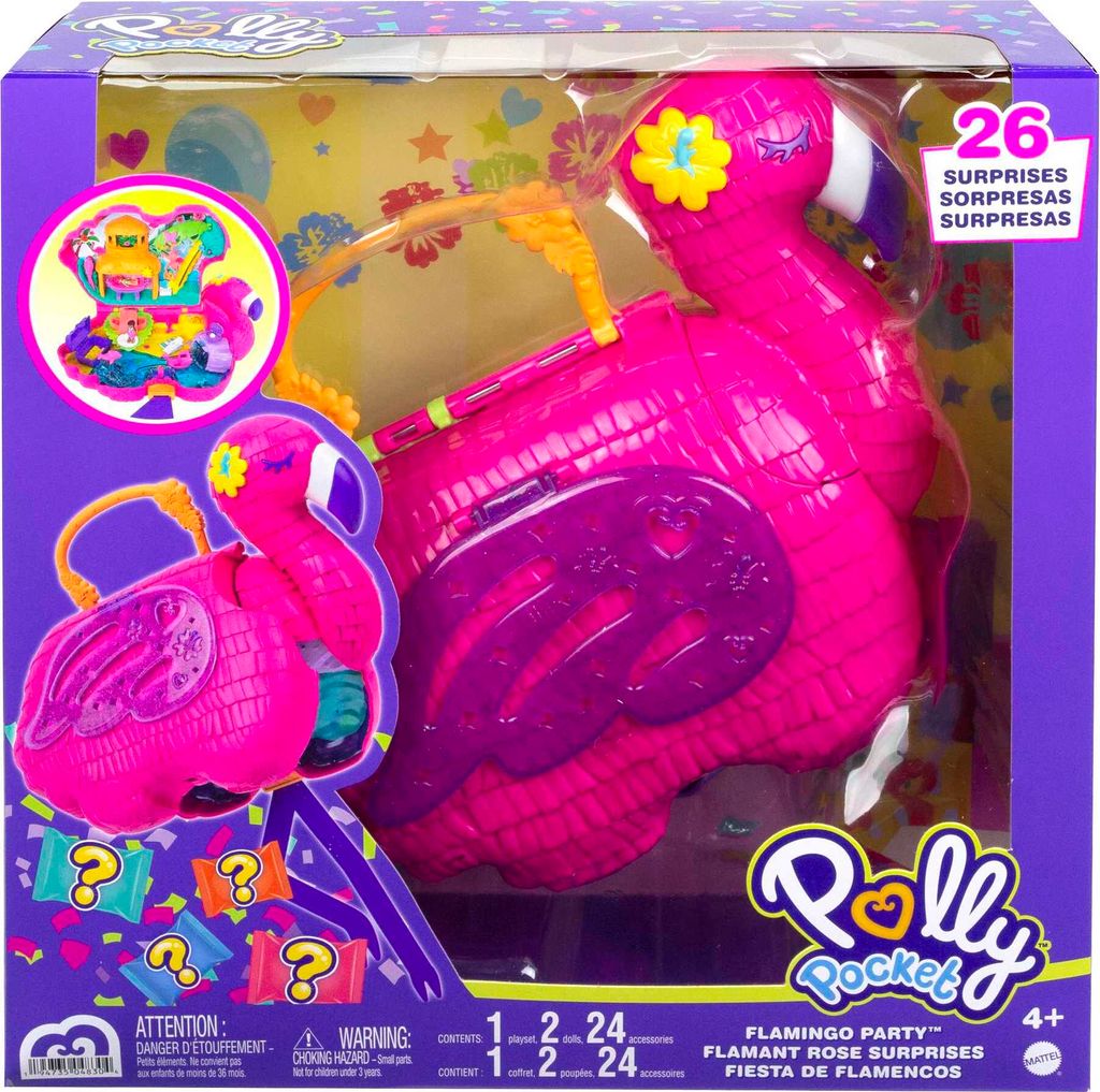 Hrací sada Polly Pocket Flamingo Party Obrázek produktu 4