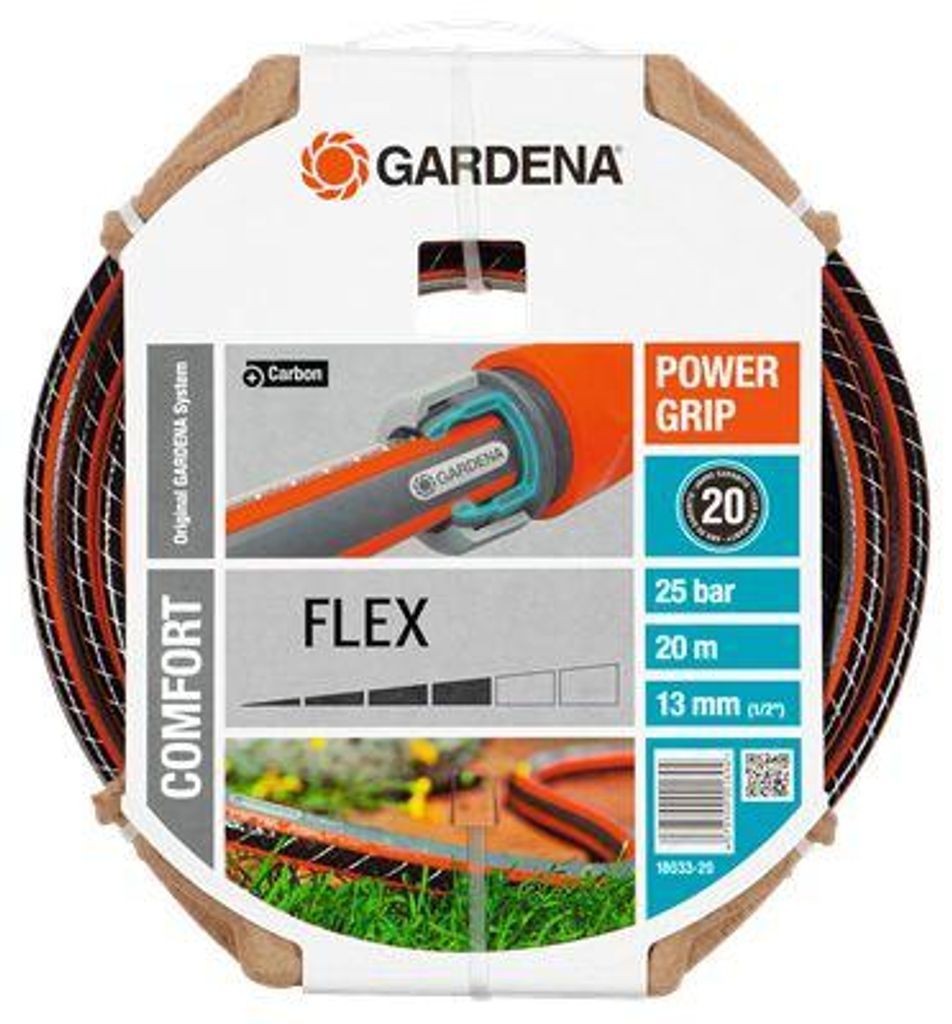 Comfort FLEX Schlauch 13mm (1/2") (schwarz/orange, 20 Produktbild 