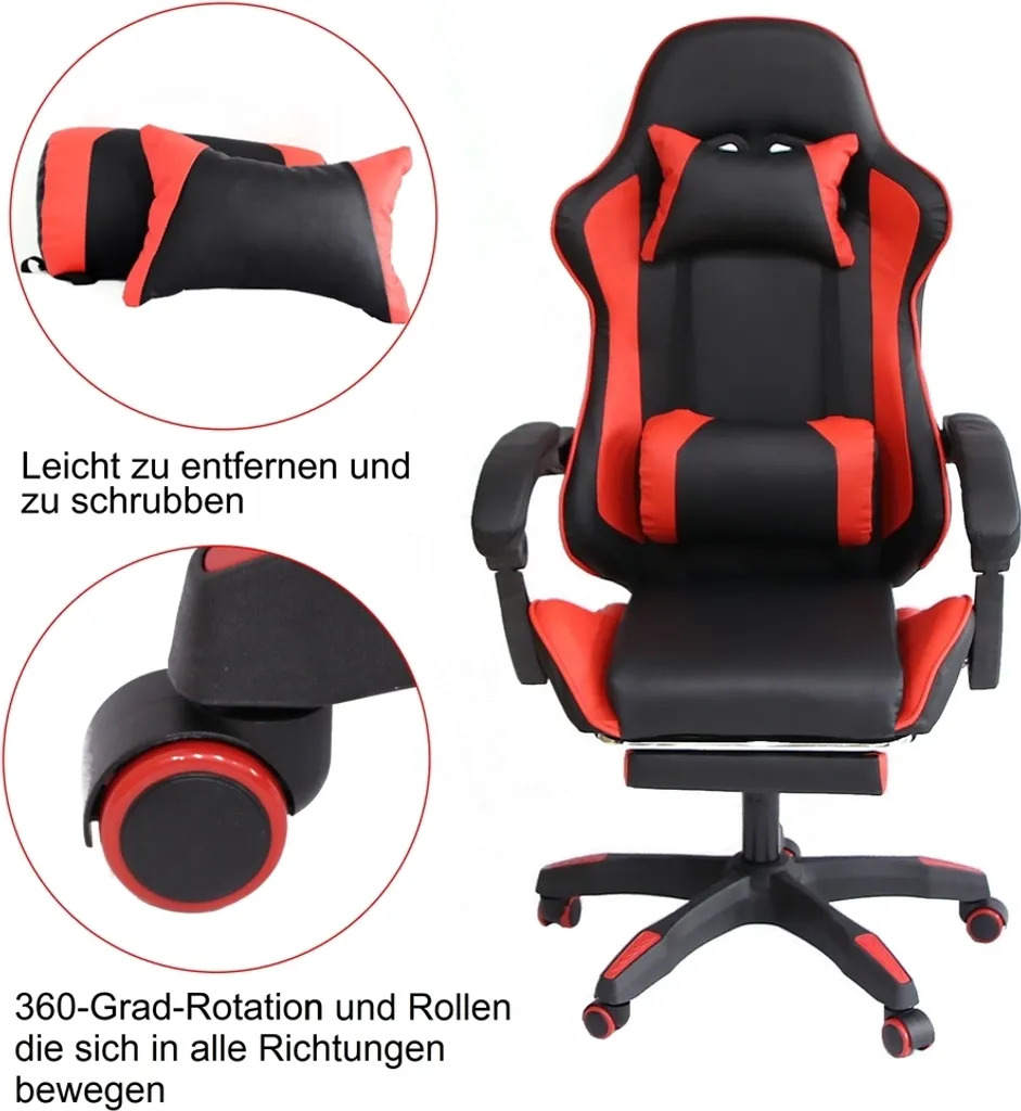 Poltrona da Ufficio 150 KG: Sedia Computer Professionale Girevole - 8