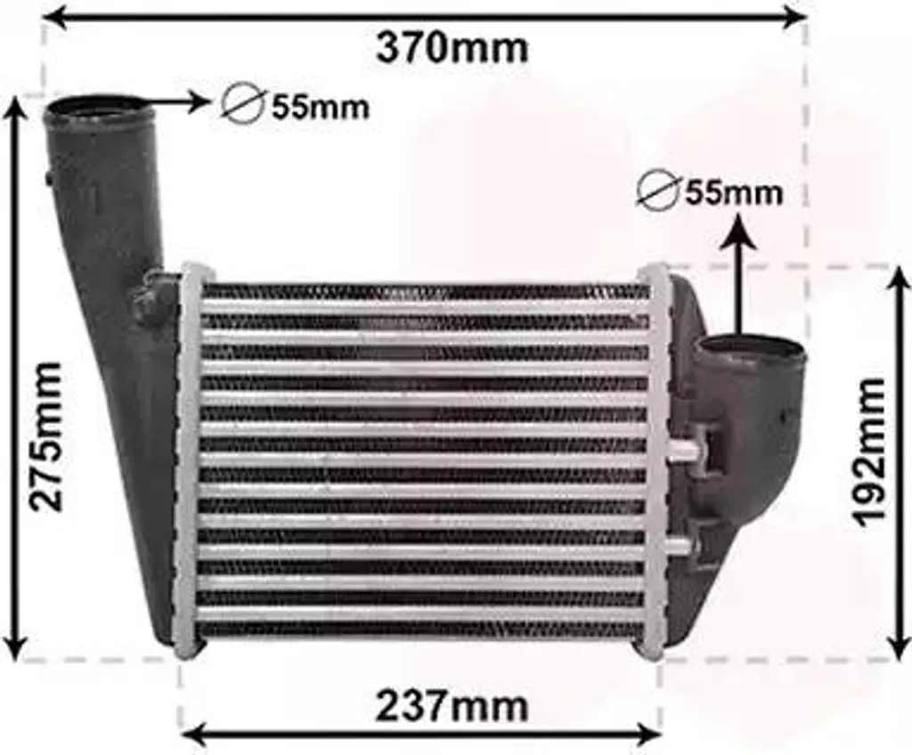 Refroidisseur d'air de suralimentation LLK pour AUDI A4 Berline B5