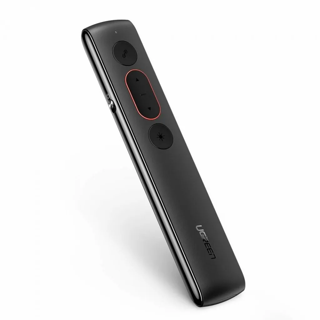 Telecomando Presentatore Wireless USB – Clicker PowerPoint Con Controllo Volume, Leggero E Portatile, Funziona Con Batteria AAA, Ideale Per Presentazioni E Lezioni