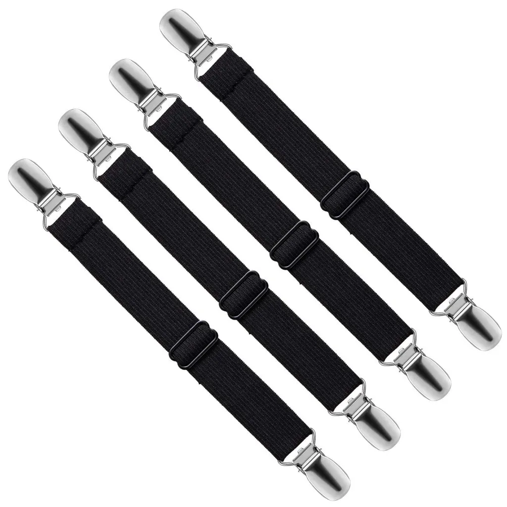 Pinces pour draps avec clips robustes et sangles élastiques réglables