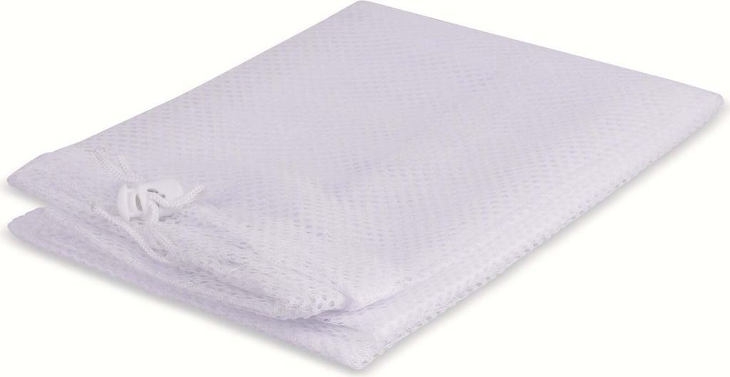 WÄSCHENETZ 61x91cm Weiss mit Zugkordel Wäschebeutel Produktbild 