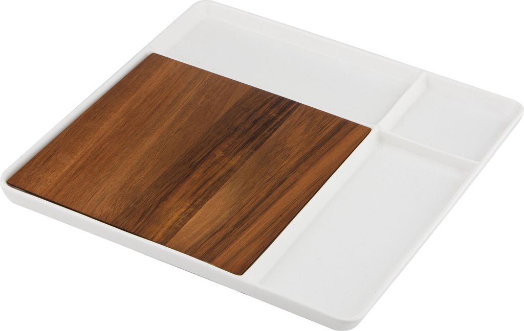 ladelle ESSENTIALS Servierbrett weiß 29,5cm
