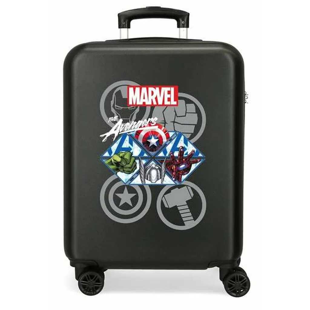 Valise cabine enfant Joummabags Avengers Heroes en ABS rigide de 55 cm